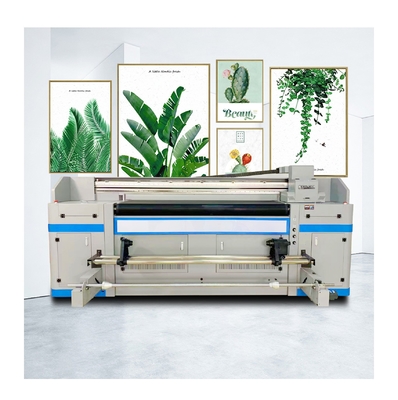 Υβριδικός εκτυπωτής UV 1.9m 6ft Roll to Roll ZT1900 με κεφαλές εκτύπωσης πολλαπλών χρωμάτων