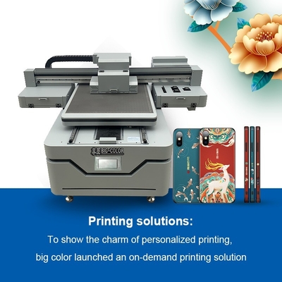 ZT 6090 UV flatbed printer άμεση εκτύπωση σε μέταλλο και επίπεδα υλικά με γυαλιστερό φινίρισμα