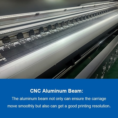 Κεφαλή εκτύπωσης KM512I 10ft Flex Banner Inkjet Machine για ταχύτητα αφίσων Μεγάλο χρώμα 2880dpi
