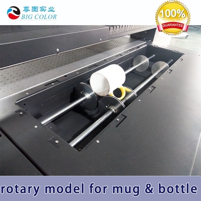 6 χρωματικός UV flatbed inkjet εκτυπωτής για μπουκάλια γυαλιού ακρυλικής πλακέτας ξύλου και μετάλλου TX800