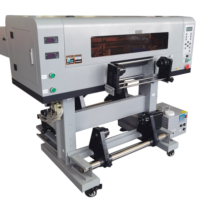 203.5*107.5*66.5cm EPS UV DTF εκτυπωτής με UV αυτοκόλλητο Χρυσό Ασημένιο 60cm Roll Machine