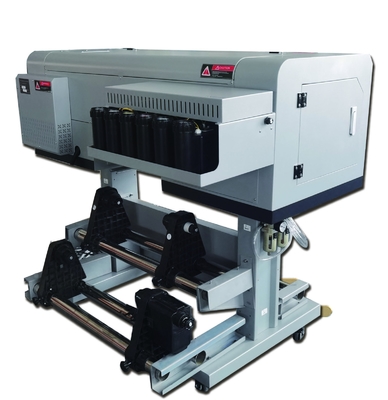 203.5*107.5*66.5cm EPS UV DTF εκτυπωτής με UV αυτοκόλλητο Χρυσό Ασημένιο 60cm Roll Machine